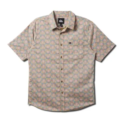 Quiksilver Florever Classic Ss Shirt – Papaya Print 1
