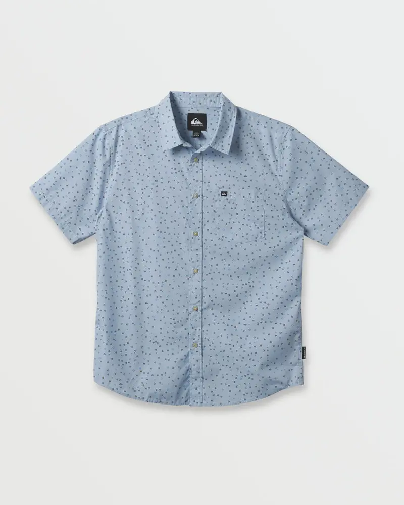 Quiksilver Freedom Mini Classic Button-Down Shirt In Skyway 1