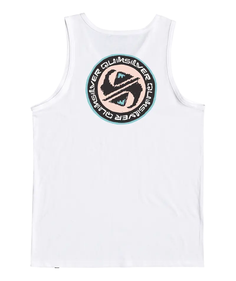 Quiksilver Good Vibration Sleeveless Tank – White 1
