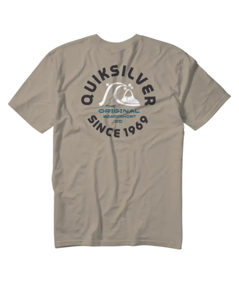 Quiksilver Ice Cold Relaxed-Fit T-Shirt In Plaza Taupe 1