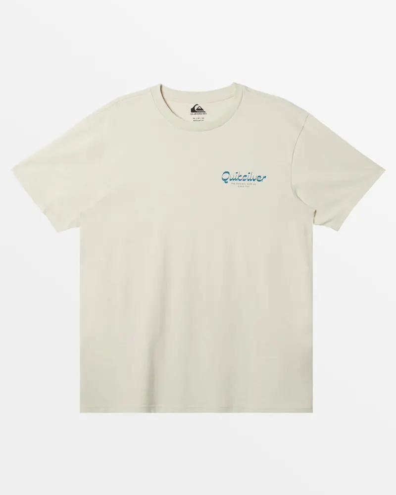 Quiksilver Island Mode Long-Sleeve T-Shirt – Silver Birch 1