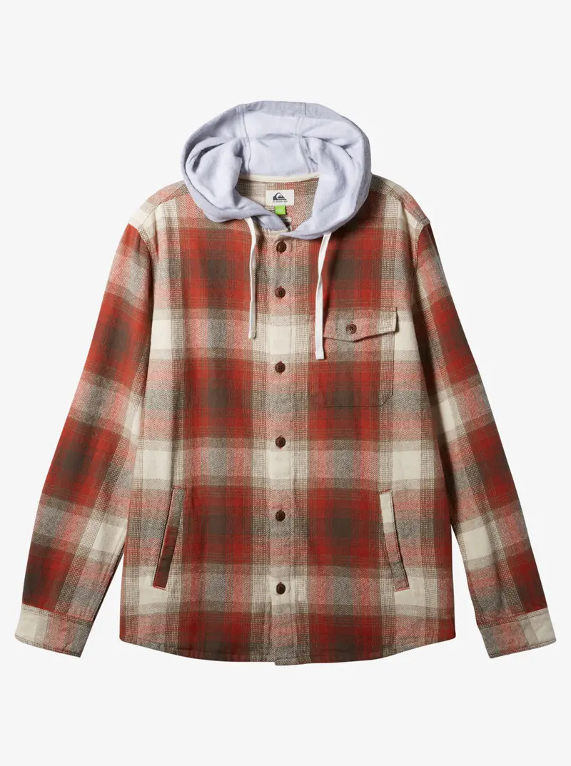 Quiksilver Kinloss Long Sleeve Shirt In Baked Clay 1