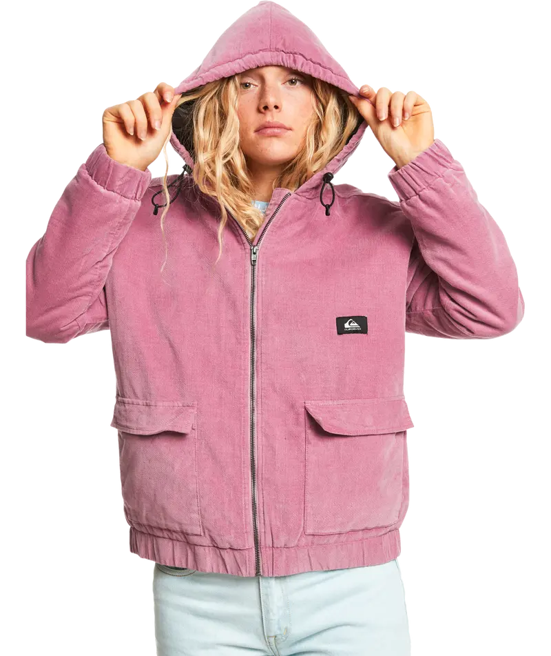 Quiksilver Lily Canyon Lightweight Jacket In Dusty Orchid 1