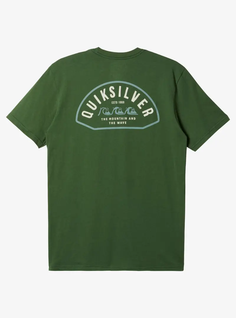 Quiksilver Logo Lockup Short-Sleeve T-Shirt – Greener Pastures 1