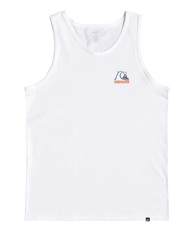Quiksilver Mellow Tone Sleeveless Tank In White 1