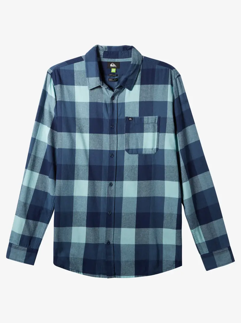 Quiksilver Motherfly Long-Sleeve Shirt – Pastel Turquoise 1