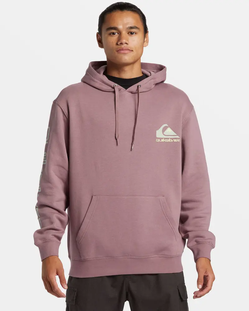 Quiksilver Omni Logo Grape Shake Hooded Sweatshirt 1