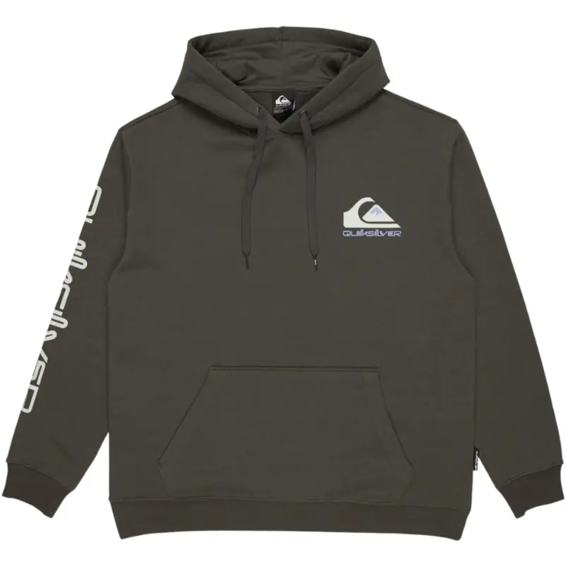 Quiksilver Omni Logo Hooded Sweatshirt In Urban Chic 1