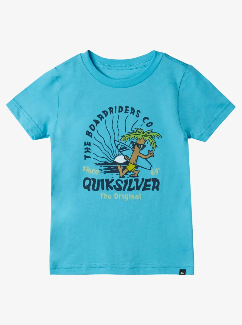 Quiksilver Peaceful Mind Youth Tee – River Blue 1