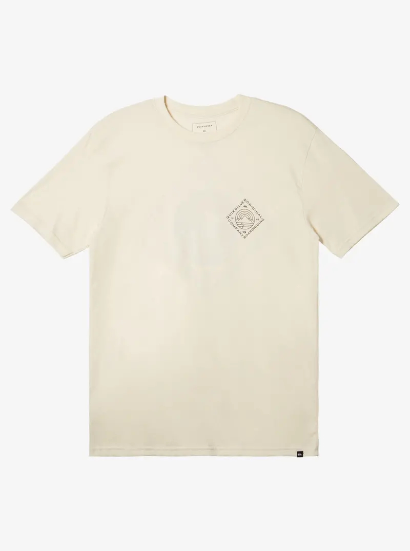 Quiksilver Scenic View Graphic T-Shirt In Birch 1