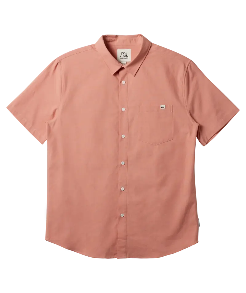 Quiksilver Shoreline Classic Short-Sleeve Shirt – Canyon Clay 1