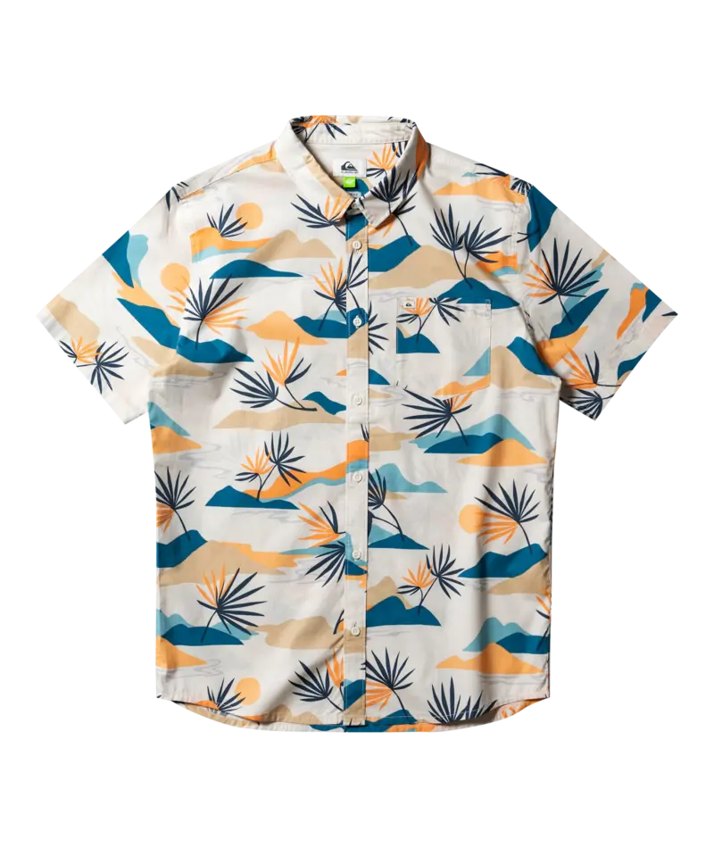 Quiksilver Slow Dazed Short-Sleeve Shirt – Birch 1