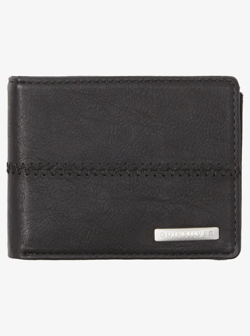 Quiksilver Stitchy 3-Fold Wallet In Black 1