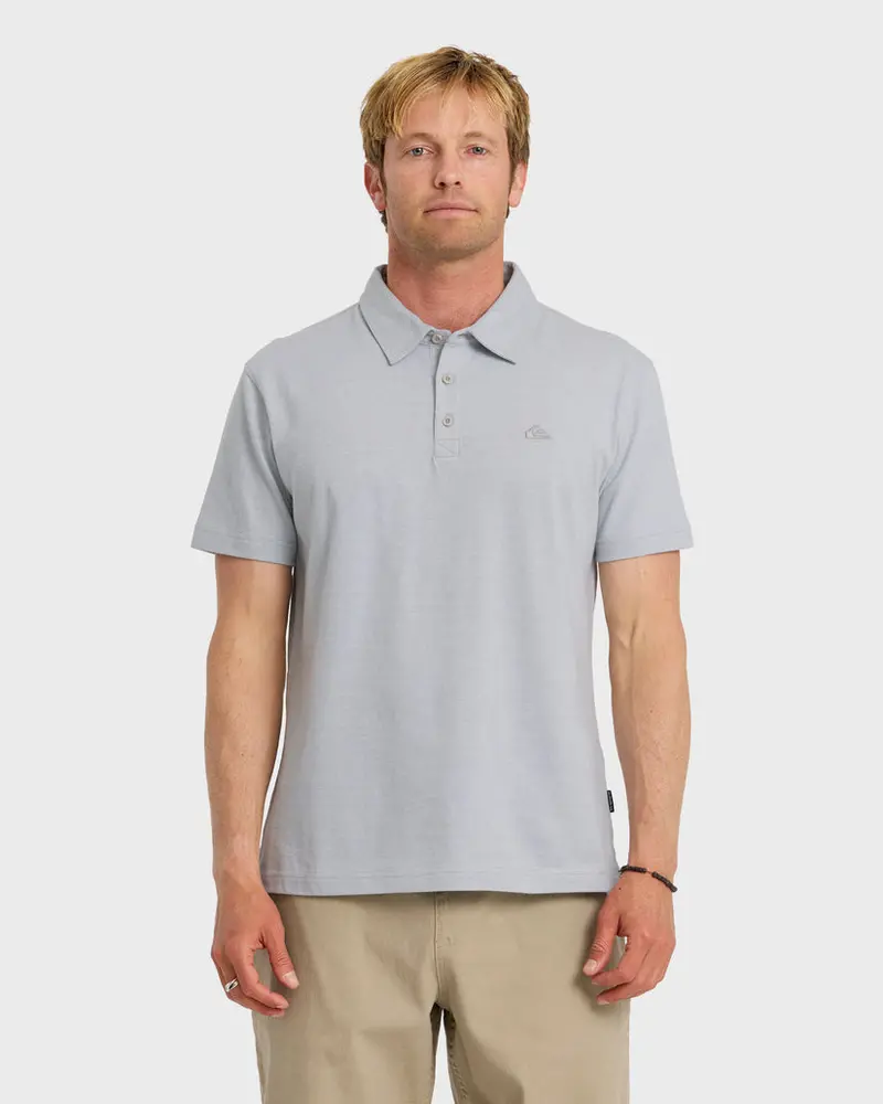 Quiksilver Sunset Cruise Men'S Polo Shirt In Smoked Gray 1