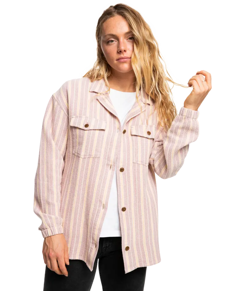 Quiksilver Sunset Strip Long-Sleeve Shirt – Dusky Orchid 1