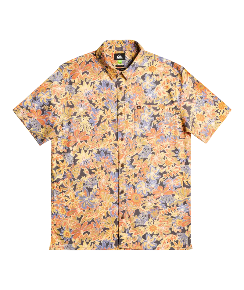 Quiksilver Surfadelica Short-Sleeve Shirt – Dark Slate 1