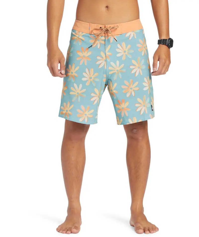 Quiksilver Surfsilk Qs69 18-Inch Boardshorts In Cameo Blue 1