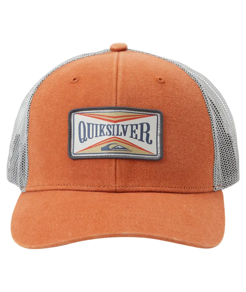 Quiksilver Trawler Mecca Orange Trucker Hat 1