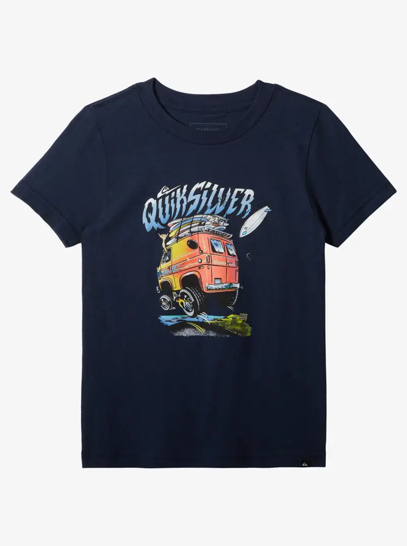 Quiksilver Youth Beach Vannin Relaxed Fit Tee – Navy Blazer 1