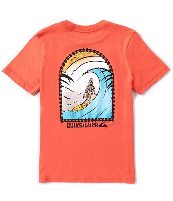 Quiksilver Youth Eternal Shred T-Shirt – Cayenne 1