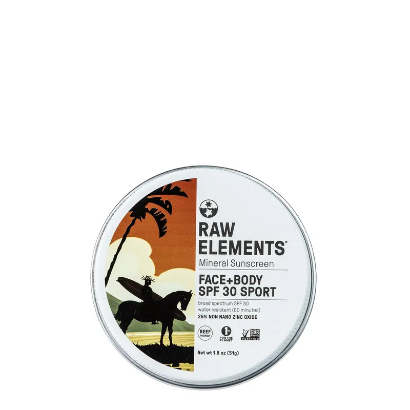 Raw Elements Spf 30 Face + Body Sunscreen – 1.8 Oz 1