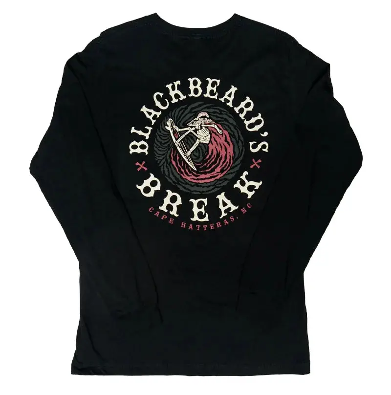 Real Blackbeard'S Break Long-Sleeve Tee – Black 1