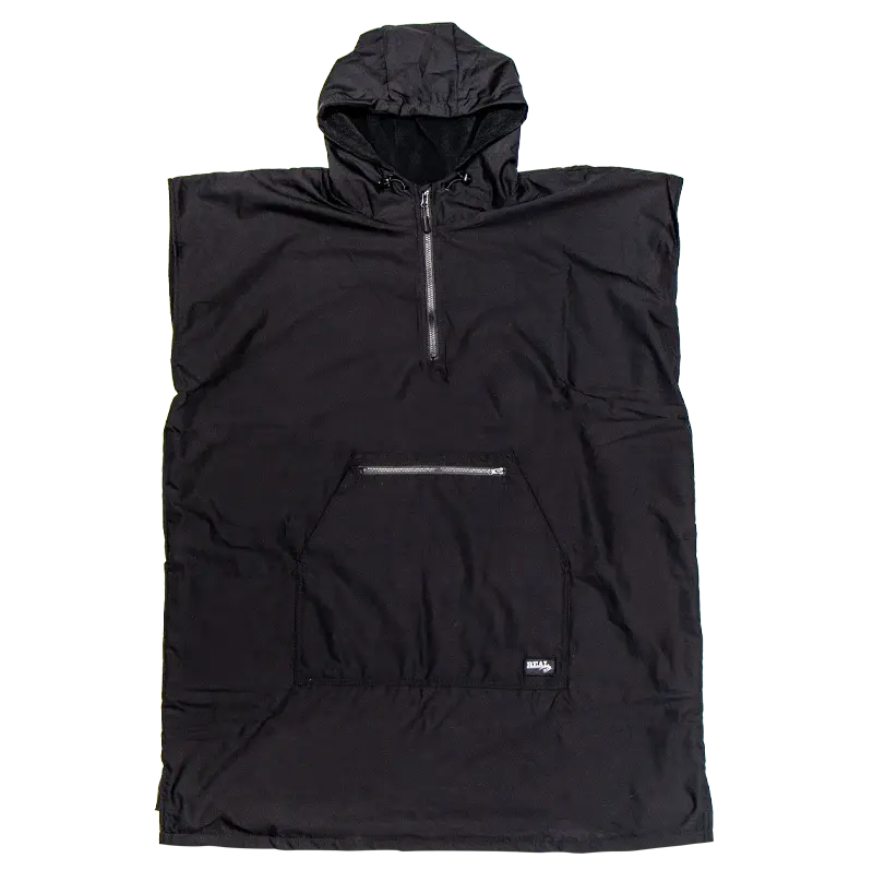 Real Bunker Waterproof Poncho – Black 1