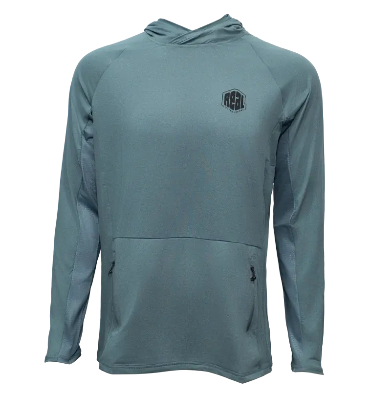Real Buoy Long-Sleeve Rashguard In Heather Kelp 1