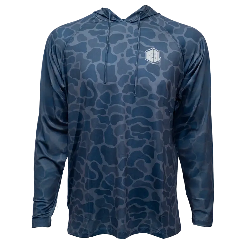 Real Carter Breathable Long-Sleeve Rashguard In Deep Navy 1
