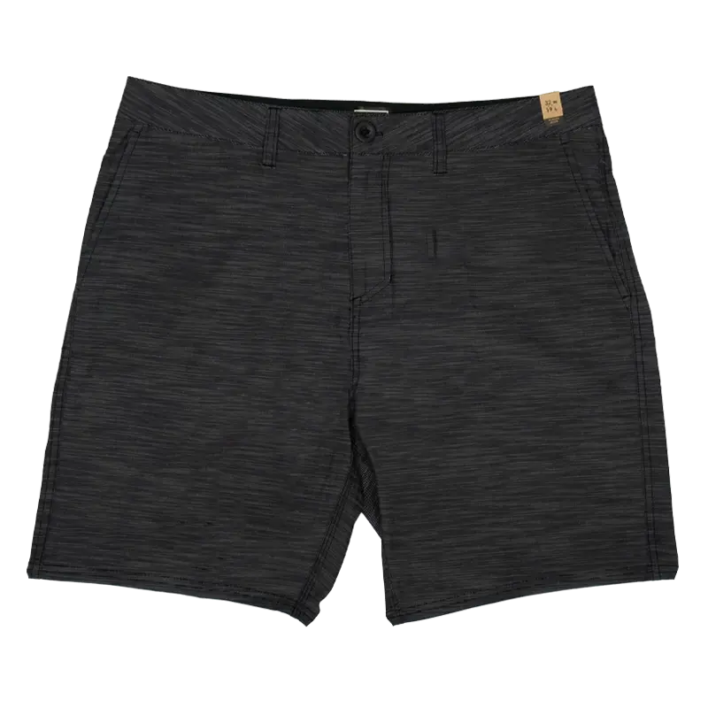 Real Coastline Slub Hybrid Shorts – Black 1