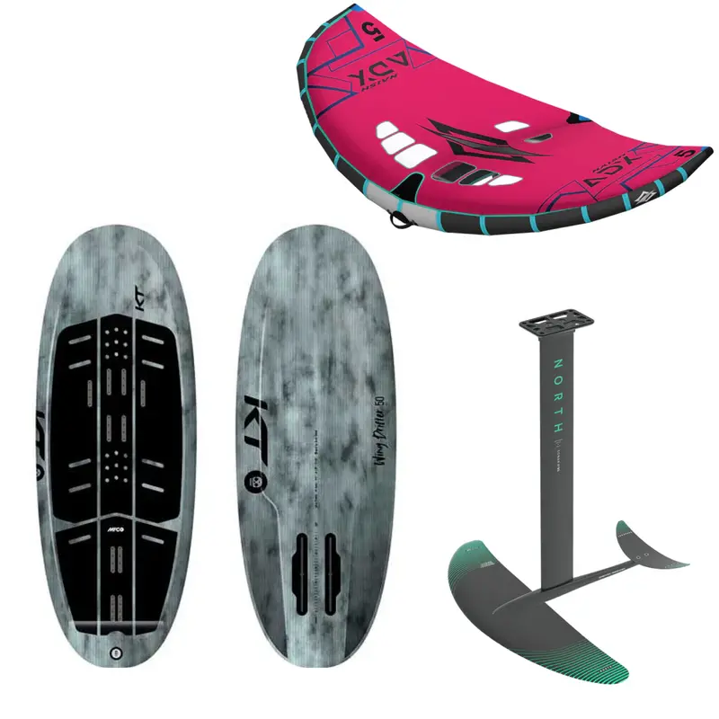 Real Complete Wingfoil Package – Adx Wing, Drifter Board & Sonar Foil 1