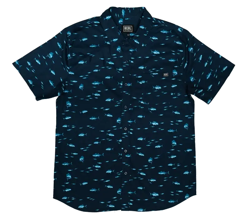 Real Currents Short-Sleeve Shirt In Navy 1