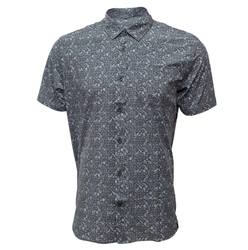 Real Cypress Tailored Short-Sleeve Shirt In Black 1