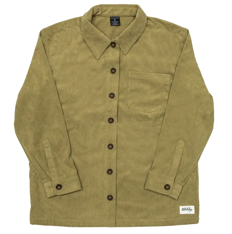 Real Ella Long-Sleeve Organic Cotton Shirt In Oat 1