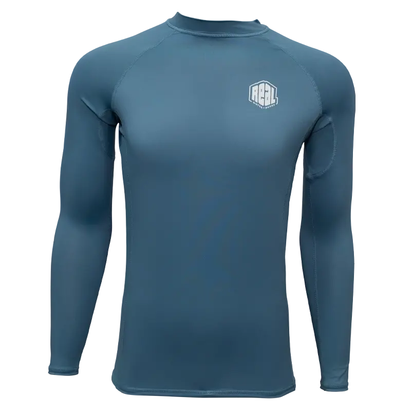 Real Fuse Uv-Protective Long-Sleeve Rashguard In Pacific Blue 1