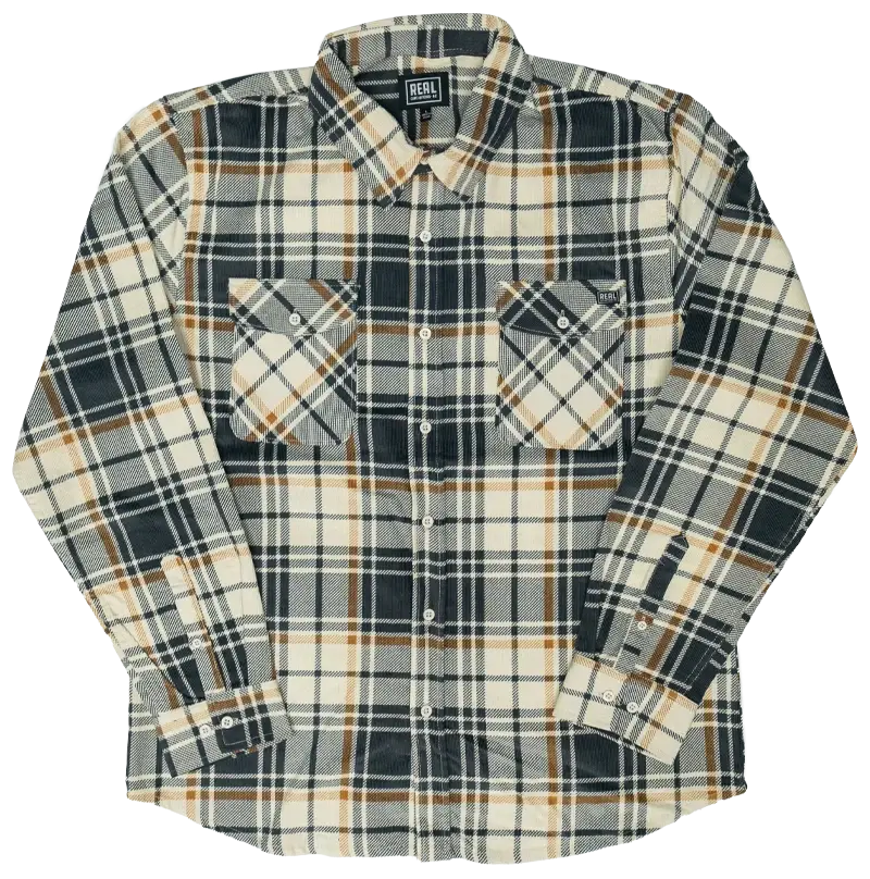 Real Gentry Long-Sleeve Linen Shirt – Natural Beige 1