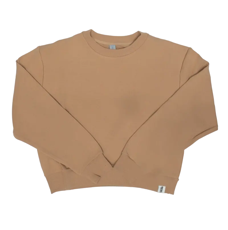 Real Jade Fleece Sweatshirt – Coffee Brown 1