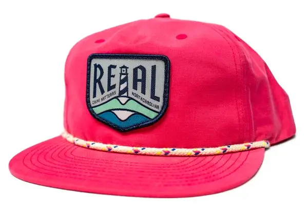 Real Lighthouse Badge Hat – Vibrant Hot Pink 1