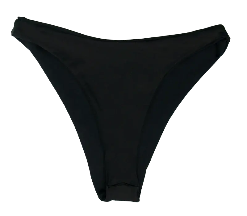 Real Louise Black Bikini Bottom For Women 1
