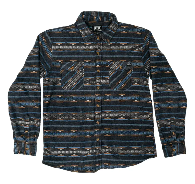 Real Nevada Long-Sleeve Shirt – Charcoal Grey 1