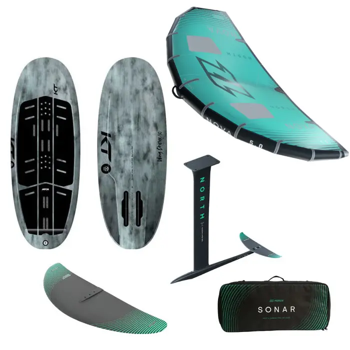 Real Nova 5M Wing Foil Bundle With Kt Drifter 115L Board 1