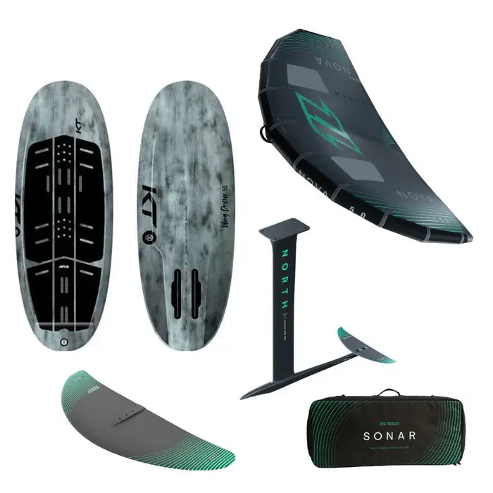 Real Nova 5M Wing Foil Package With Kt Drifter 115L Board 1