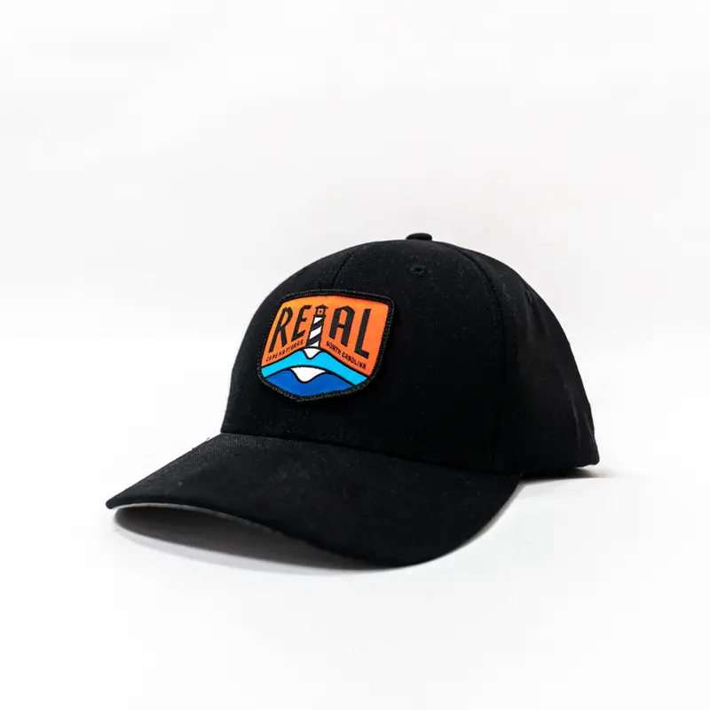 Real R-Flex Lighthouse Badge Hat In Black 1