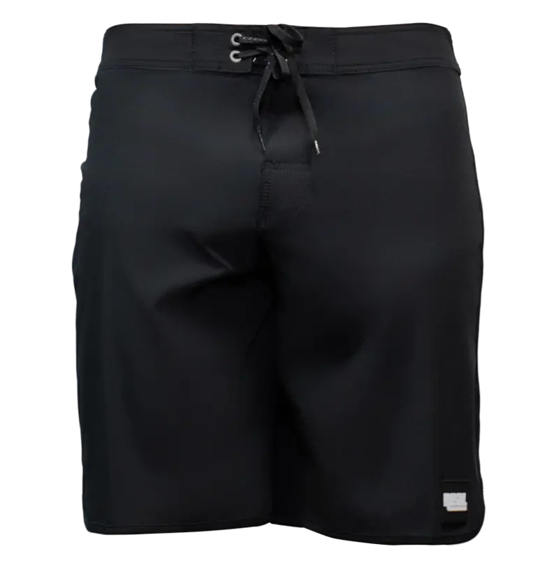 Real Rally Water-Resistant Boardshorts In Matte Black 1