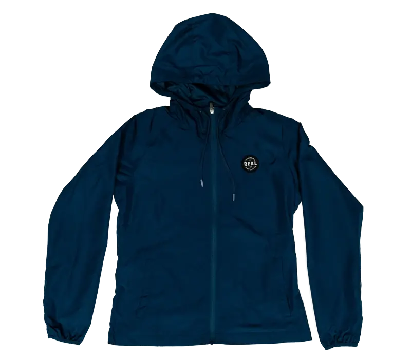 Real Seascape Lightweight Jacket In Navy Blue 1