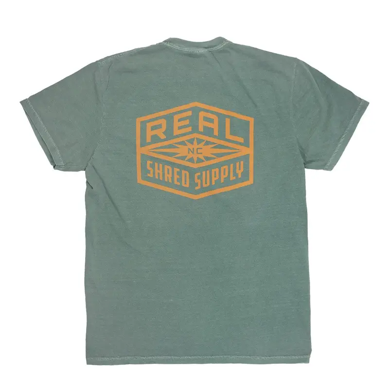 Real Shred Supply Casual T-Shirt – Light Green 1