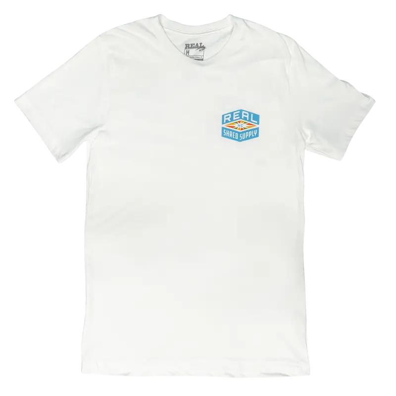 Real Shred Supply Minimalist T-Shirt – White 1