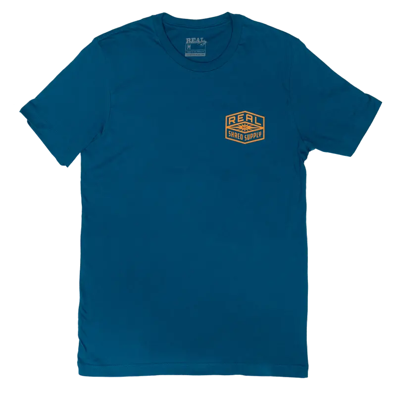 Real Shred Supply Short-Sleeve Tee In Deep Teal 1
