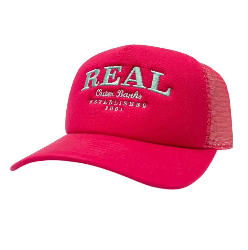 Real Surf Trucker Hat – Fuchsia 1