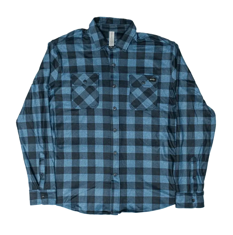 Real Tomson Long-Sleeve Shirt – Blue 1